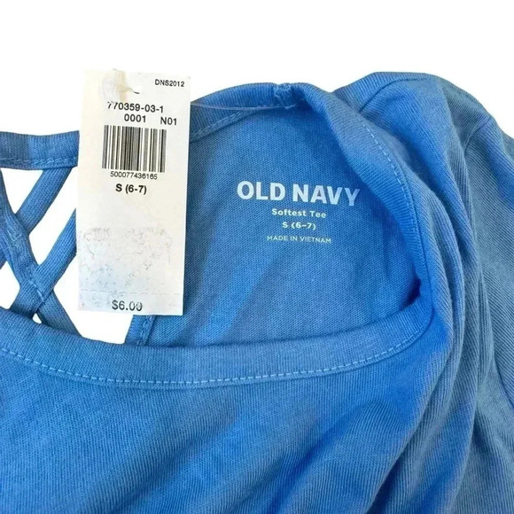 Old Navy Softest Long-Sleeve Lattice-Back Tee for Girls - Picture 3 of 5